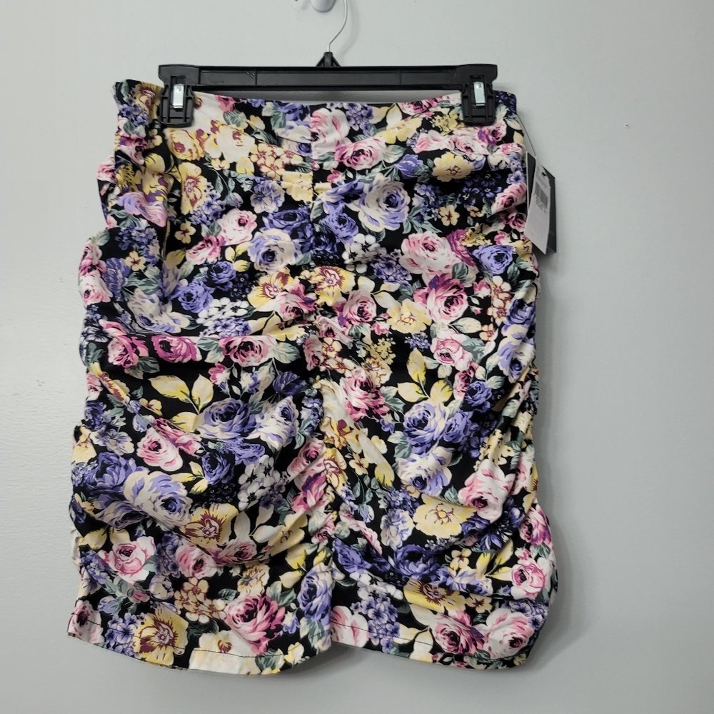 I.N. San Francisco, Floral Print Skirt - Picture 4 of 10